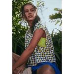 Free People Movement Inspire Geometric Green Blue Printed Tank XS NWOT Photo 6