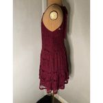 Xtraordinary  Lace Maroon Mini Dress M Formal Special Occasion Cocktail Coquette Photo 3