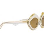 Gucci Authentic 53mm Cat Eye 'Porto Cervo' transparent Acetate Sunglasses Photo 15