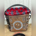 Christian Louboutin Greekaba Mini Embossed Antique Bucket Bag In Multi/Black. Photo 4