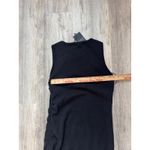 LIONESS ‎ Military Minds Mini Dress Black Sleeveless Ruched Bodycon Women's XXL Photo 5