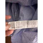 ZARA Blue Striped Halter Mini Dress XS | Blogger Favorite Smocked Waist Seersuck Photo 3