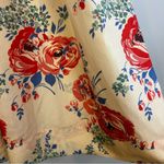 THE GREAT 100% Silk Viola Echo Rose Floral Print Maxi Skirt Size 2 Red Photo 10