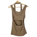 Merrell Brown Open Back Halter Strap Athletic Tank Top L Photo 1