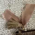 Anthropologie Miss Albright Gold Zipper Pouch Photo 2