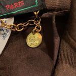 Vintage Lolita Lempicka Couture Vintage Brown Wool Military Suit Jacket Blazer Size 10 Photo 4