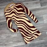 ZARA  zebra jacquard‎ knit mini dress Photo 7