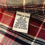 Vanilla Star Jeans Red Plaid Flannel Photo 5