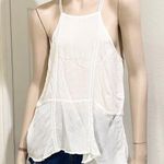 Hollister White Halter Flowy Tank Top S Photo 0
