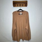 Aerie  Tan Knit Oversized Crewneck Sweater Pullover XXL Photo 1