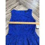 City Studio Juniors Lace Trim Mini Fit & Flare Dress Size 3 Bright Royal Blue Photo 8