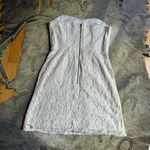 Free People Ivory Lace Strapless Mini Dress Photo 3