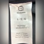 WonderWink  L Scrub Tunic Modern Fit Like New Top - NWOT in Black Photo 7