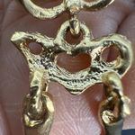 Danecraft Skeleton Pin Brooch Brushed Gold Dangle Halloween Moving Dancing Photo 8