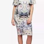 Ripe a pea in the pod maternity floral off the shoulder dress size medium White Photo 0