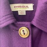 Hydraulic  coat, purple with cutesy details, Medium Photo 2