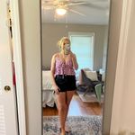 Blue Blush Boutique Tie Crop Top Photo 0