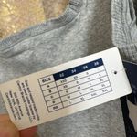 GapBody Heather Gray Cotton Ribbed Thong Bodysuit Large NWT Photo 2