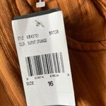 Kut From The Kloth High Waist Burnt Orange Shorts with Belt NWT Size 16 Photo 4