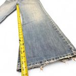 Abercrombie & Fitch Vtg Y2K  Sz 6 Short Light Wash Mid Rise Distressed‎ Hem Jeans Photo 1