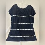 MIROL black/white striped batwing T Photo 1