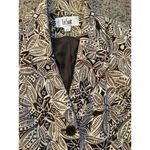 Le Suit  Lined Blazer Womens 10 Used Brown Tan Photo 3