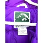 vintage circa 1985 CB Sports L purple winter parka coat jacket Ski Snow cropped Size L Photo 1