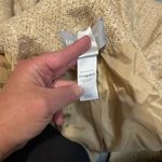 Women's Silk Wool Blend Tan Tweed Overcoat Size 12 Mid Photo 4