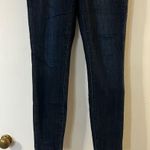 Judy Blue  Skinny Dark Blue Jeans with Contrasting Stitching Photo 2