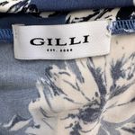 Gilli Blue and White Maxi Skirt/Dress No Wrinkle, Stretchy, Pull On Size L Photo 5