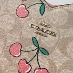 Coach Heart Crossbody In Signature Canvas With Heart Cherry Print CE653 Photo 5