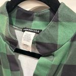 Heimish USA Green & Black Buffalo Check Top | NWT | Soft & Stretchy Small Photo 3