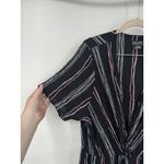 City Chic  Striped Maxi Dress Women 14 Black Preppy Contemporary Feminine Photo 5