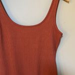 SheIn Burnt orange tank ribbed bodysuit Photo 2