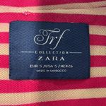 ZARA TRF Collection Pink Cream Tan Stripe Blazer Jacket Size Small Bloggers Fav Photo 8