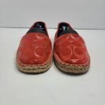 Coach  June Womens Espadrille Shoes Flats‎ Suede Monogram Moccasin Size 6M Photo 3