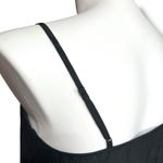 Mossimo Womens Camisole Tank Top Spaghetti Strap Lace Satin Black Large Photo 3