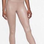 Athleta Pink Metallic Leggings Photo 0