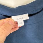 J. Jill Pure Blue Midi Dress and Green Tunic Turtle Neck Top Size Large Photo 8