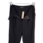 DO+BE  Collection Pants Large Black Gold Buttons Pockets Stretch Cuffed New Photo 7