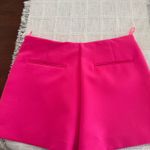 ZARA  Hot Pink Skort Asymmetrical Photo 1