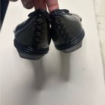 Sofft Ballet Flats Size 9.5 Dark Green Patent Leather Lace Up Bow Back Slip On Photo 3