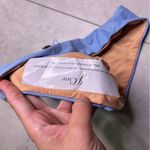 J.Crew Baby Blue Curved-waist Cheeky Bikini Bottom Medium NWT High Cut Swim Photo 2