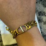 Christian Dior Dior 30 Montaigne Bracelet Antique Gold Finish Metal Photo 4