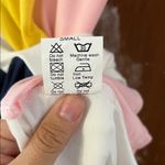 Wanna B Colorful Striped Short Sleeve Top Photo 4