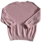Urban Daizy size M/L Boutique oversized distressed knit sweater light pink Photo 6