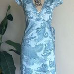 Athleta Asian Print Wrap Dress Sz XS Photo 2