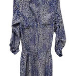 Rebecca Taylor  Silk Animal Print Shirt Dress Photo 0