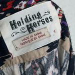 Holding Horses  • Mira Ikat Purple Beige Patterned Dress Photo 5