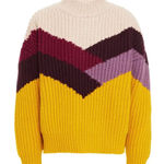Ba&sh  Orlando Wool Color-block Sweater - Like new - Sz S Org Price $395 Photo 0